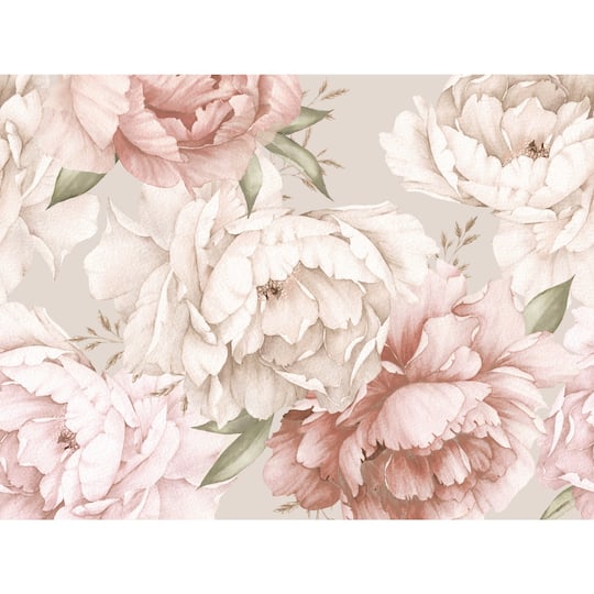 RoomMates Mr. Kate Watercolor Floral Peel & Stick Wallpaper Mural